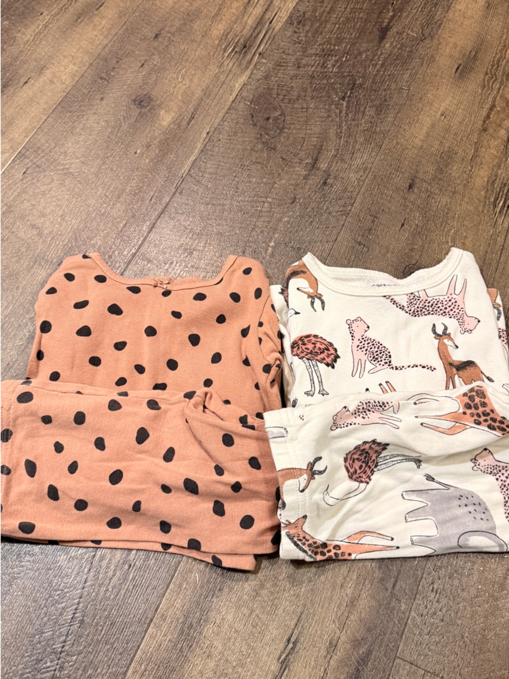 Carter's Dot & Jungle Animal Pajama Set